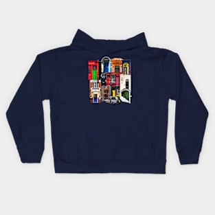 London doors collage Kids Hoodie